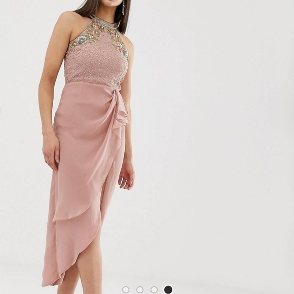 Virgos Lounge Embellished midi dress - Picture 3 of 4